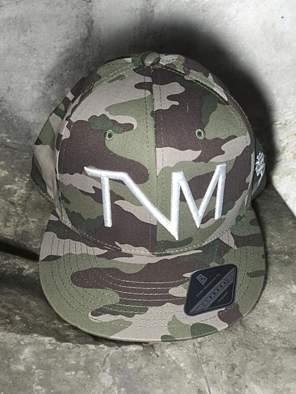 Tree Vibez Music TVM Embroidery Camo Snapback